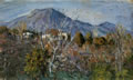 Zona vesuviana, sd 1934, olio su tavola, cm 12x20,5, Abano Terme, collezione privata